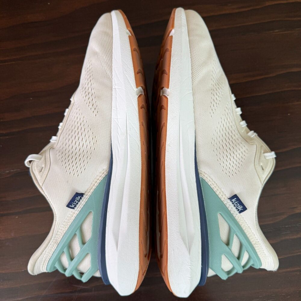 Size 13 - Kizik Men’s Athens 2 Whitecap Off white High Midsole Cage Tech - Picture 3 of 10